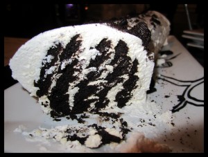 Oreo Log Cake Inside