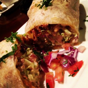 Restaurant Review Cenote Grill - Buffalo Chicken Burrito