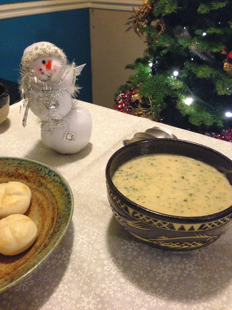 Broccoli Cheddar Soup for the Holidays