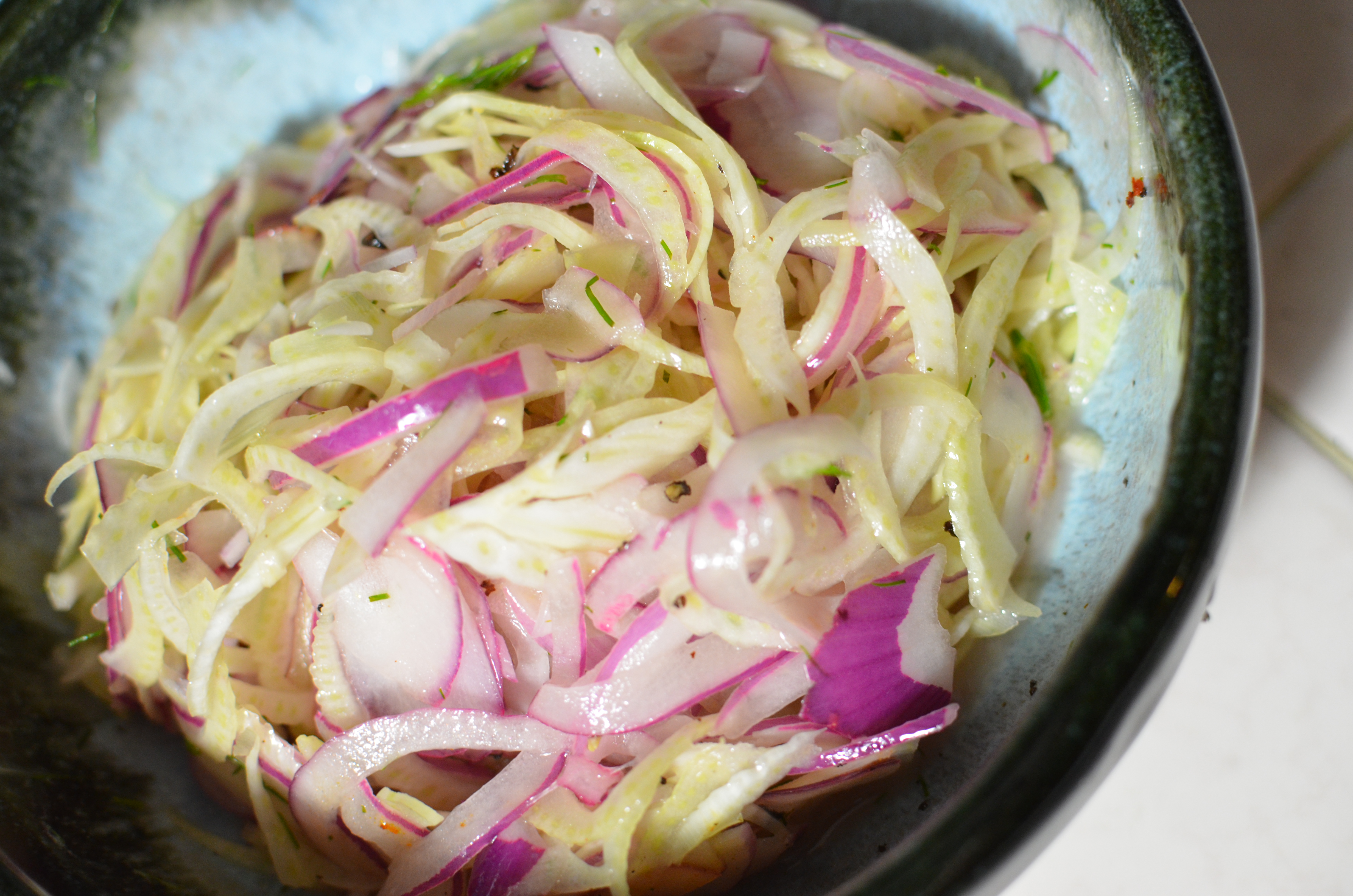Red Onion and Fennel Summer Salad - Apron Warrior