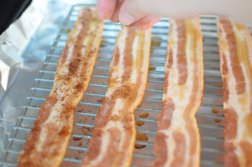 Paleo Candied Bacon made with coconut sugar