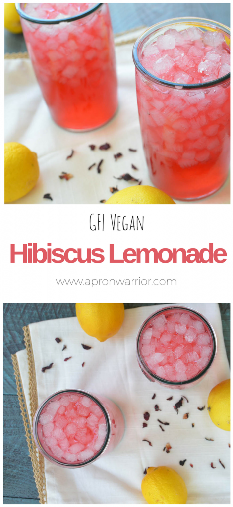 A refreshing summer drink made from fresh lemons and hibiscus petals. Boom! Hibiscus lemonade made for a glorious outdoor event!