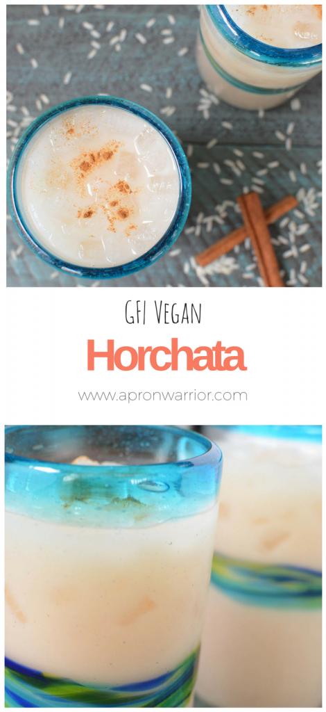 Gluten Free Horchata! A wonderful drink made mostly of rice and milk!